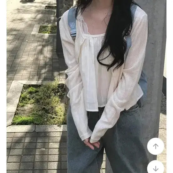 [BUNJANG] Fleur Cardigan & Bustier Set / 플레르 가디건&뷔스티에 세트