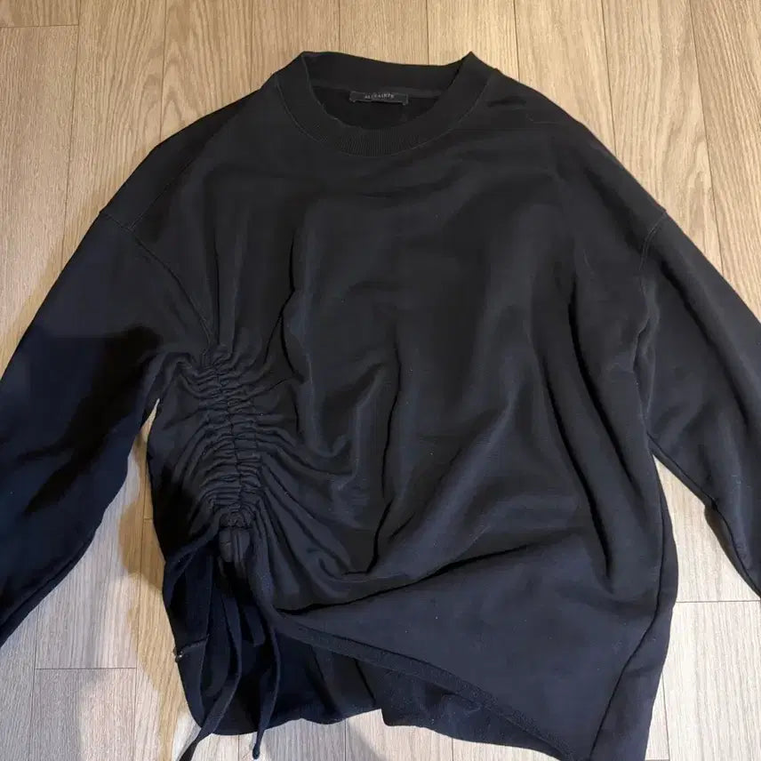 [BUNJANG] AllSaints Small Black Sweatshirt / 올세인츠 스몰 맨투맨