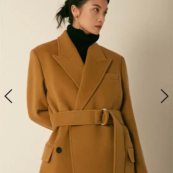 [BUNJANG] WMM Studio Herringbone Long Coat / WMM 스튜디오 헤링본 롱 코트