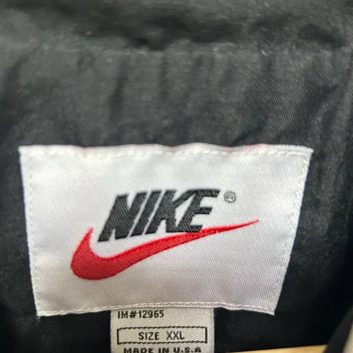 [BUNJANG] Nike Black Windbreaker Jacket Vintage / 나이키 블랙 바람막이 점퍼 빈티지 범보  2XL  110사이즈