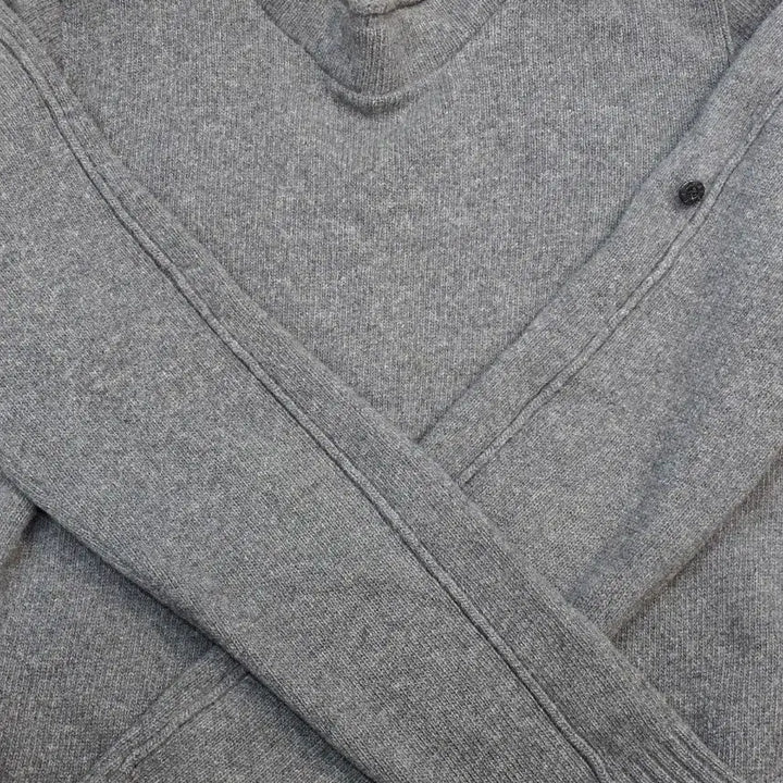 [BUNJANG] Stone Island Vintage Gray Knit Sweater L / 빈티지 스톤아일랜드 그레이 니트L