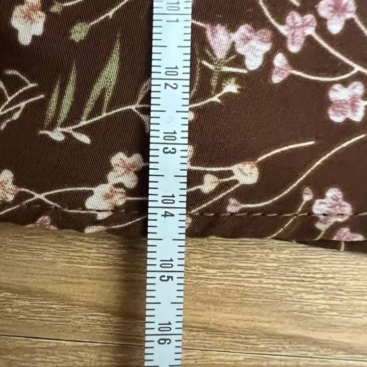 [BUNJANG] Layered Brown Dress / 플라워 레이어드 브라운 원피스 877