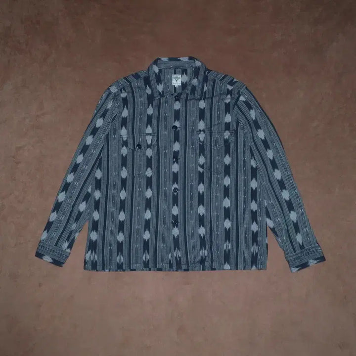 [BUNJANG] South2 West8 Smokey Pattern Cotton Shirt / 남이서팔 스모키패턴 코튼 셔츠
