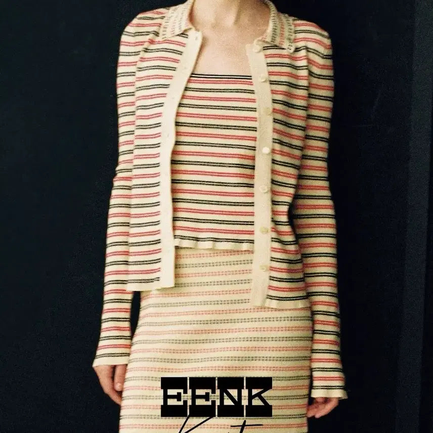 [BUNJANG] EENK Ribbed Knit Set / eenk 잉크 리브드 니트 세트