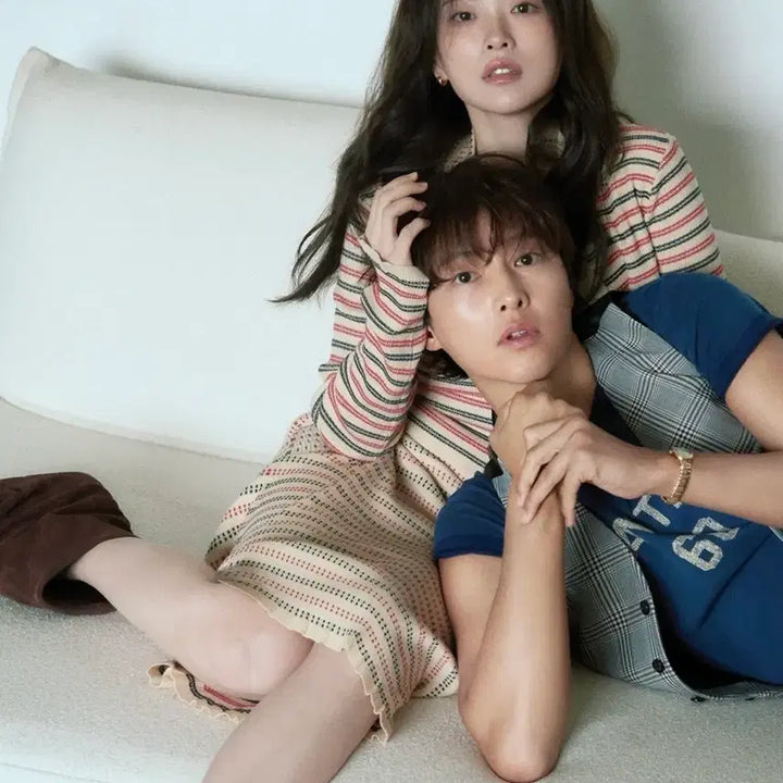 [BUNJANG] EENK Ribbed Knit Set / eenk 잉크 리브드 니트 세트