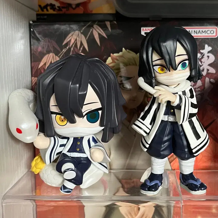 [BUNJANG] POP MART Demon Slayer Obanai Iguro Figure Bundle Set / 귀멸의칼날 이구로 오바나이 정품 팝마트 팔버스 피규어 일괄 판매