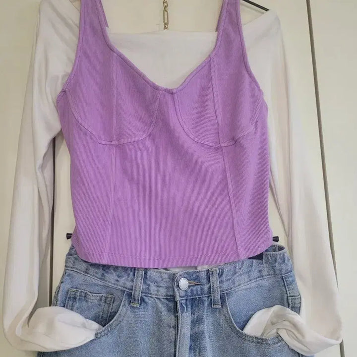 [BUNJANG] Aerie American Eagle Sleeveless Top / 에어리 아메리칸이글자사브랜드