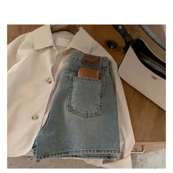 [BUNJANG] Slow and Denim Shorts / 슬로우앤드 자체제작 올웨어 데님 반바지  숏팬츠 빈티지연청