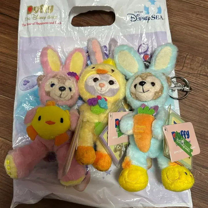 [BUNJANG] The Friends Bunny Easter Set Keychain / 더피키링 쉐리메니키링 스텔라루키링더피프렌즈 부활절 세트더피와친구들키링