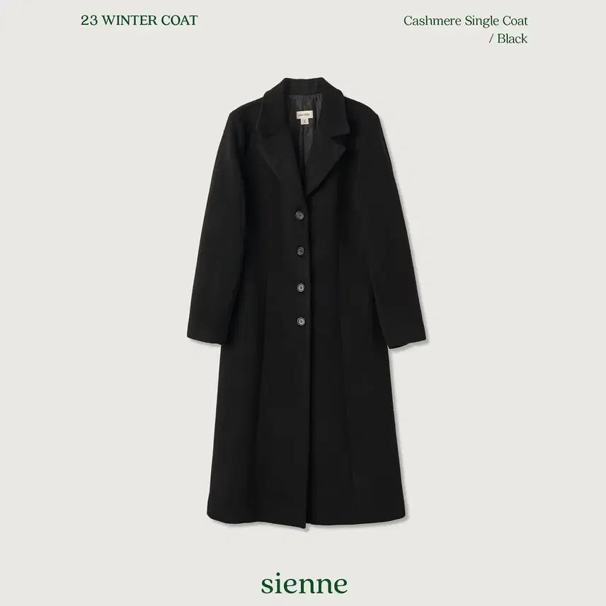 [BUNJANG] SIENNE Cashmere Single Coat / 시엔느(SIENNE) 캐시미어 싱글코트 55-66