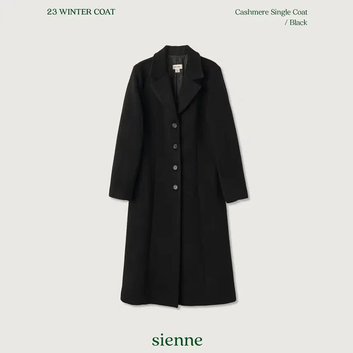 [BUNJANG] SIENNE Cashmere Single Coat / 시엔느(SIENNE) 캐시미어 싱글코트 55-66