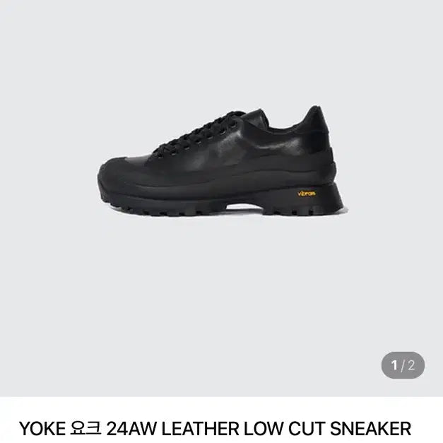 [BUNJANG] York Leather Low-Cut Sneakers / [4/280] 요크 레더 로우컷 스니커즈 24aw