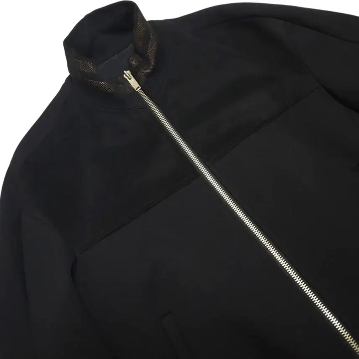 [BUNJANG] SYSTEM Wool Jersey Blouson Zip Jacket Black / 시스템 SYSTEM 울저지 블루종 집업 자켓 블랙