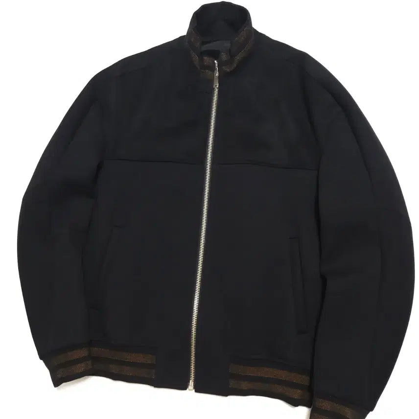 [BUNJANG] SYSTEM Wool Jersey Blouson Zip Jacket Black / 시스템 SYSTEM 울저지 블루종 집업 자켓 블랙
