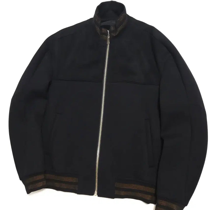 [BUNJANG] SYSTEM Wool Jersey Blouson Zip Jacket Black / 시스템 SYSTEM 울저지 블루종 집업 자켓 블랙