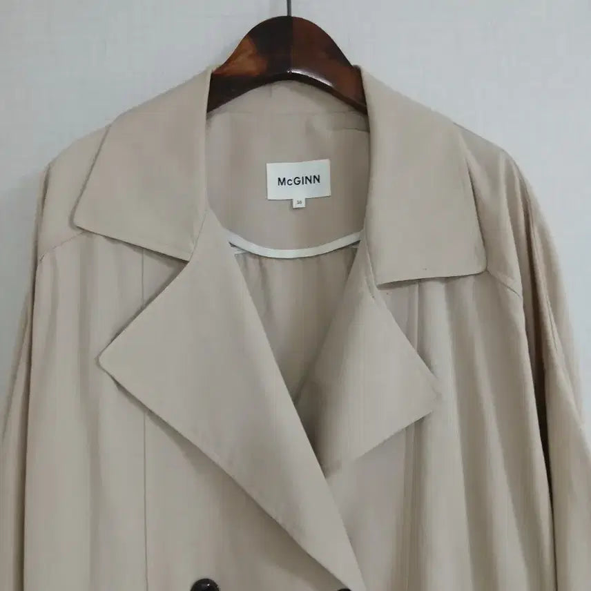 [BUNJANG] MAGIN Beige Double Overfit Jacket / 매긴 베이지 더블 오버핏 자켓