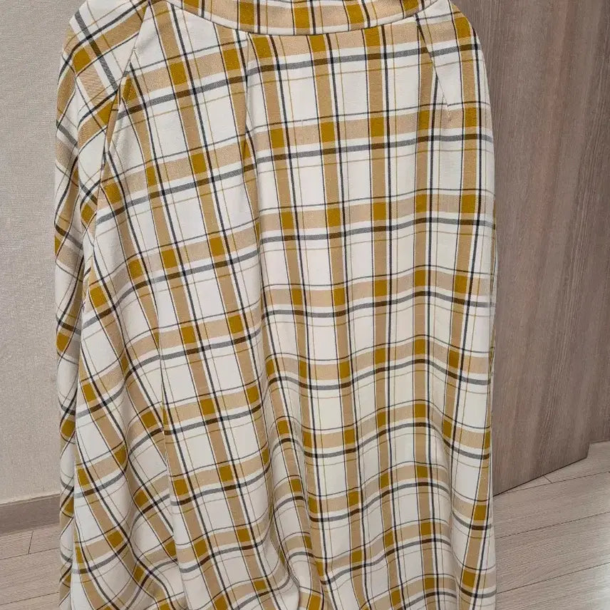 [BUNJANG] Dundop Cheese Check Two-Piece Set / 던드롭 치즈 체크 투피스