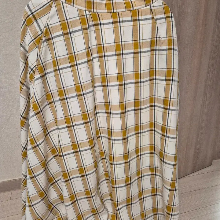 [BUNJANG] Dundop Cheese Check Two-Piece Set / 던드롭 치즈 체크 투피스