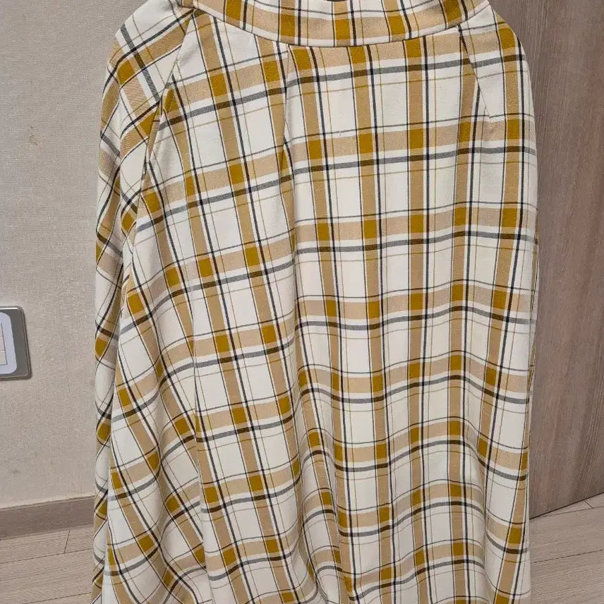 [BUNJANG] Dundop Cheese Check Two-Piece Set / 던드롭 치즈 체크 투피스