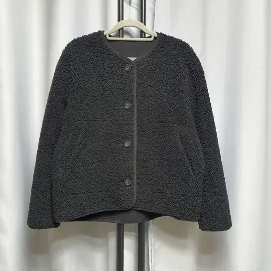 [BUNJANG] Juke Reversible Suede Fleece Jacket / 주크 리버시블 스웨이드 뽀글이 자켓