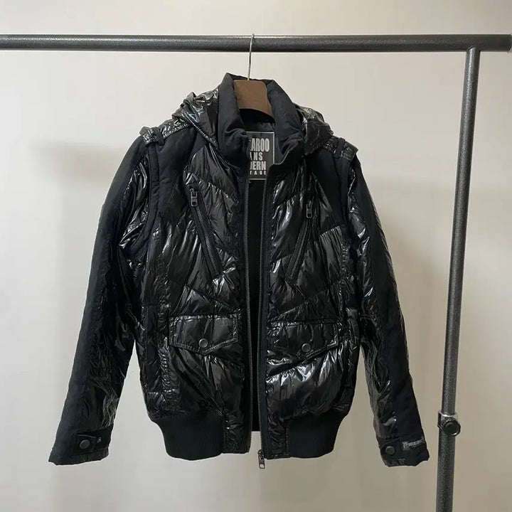 [BUNJANG] Buckaroo Detachable Glossy Padded Jacket / (L) Buckaroo 버커루 디테쳐블 글로시 유광 패딩