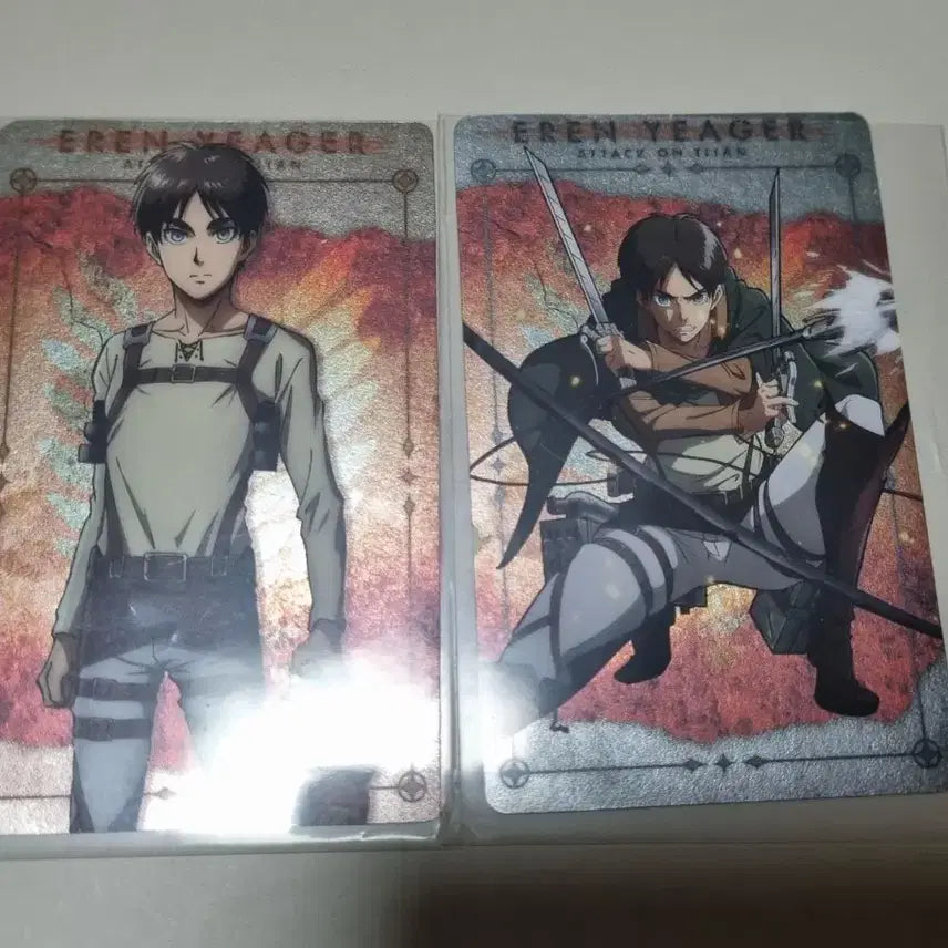 [BUNJANG] 진격의거인 에렌 포토카드 / 진격의거인 에렌 포토카드