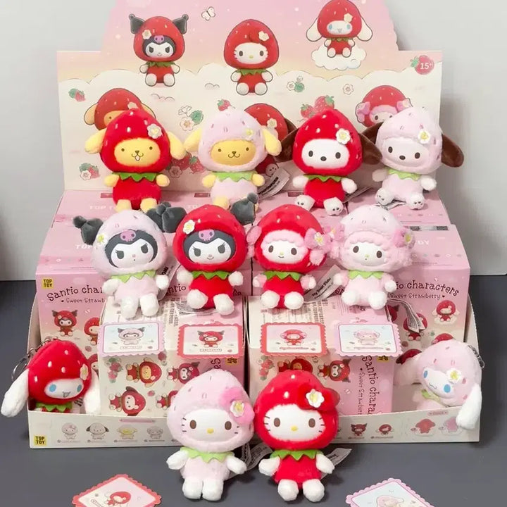 [BUNJANG] TopToy Sanrio Strawberry Keyring (Random) / <예약구매>탑토이 산리오 신상 딸기 키링 랜덤 선택가능