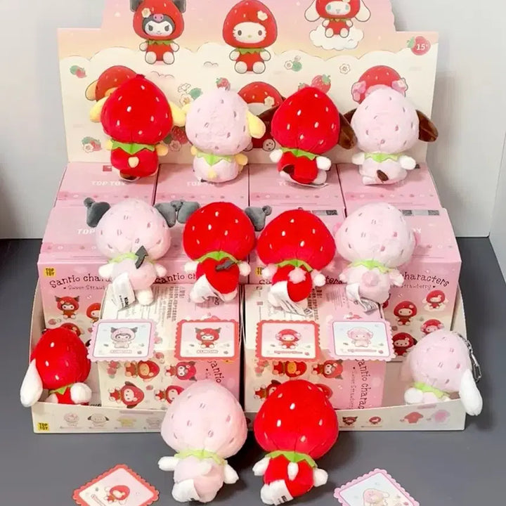 [BUNJANG] TopToy Sanrio Strawberry Keyring (Random) / <예약구매>탑토이 산리오 신상 딸기 키링 랜덤 선택가능
