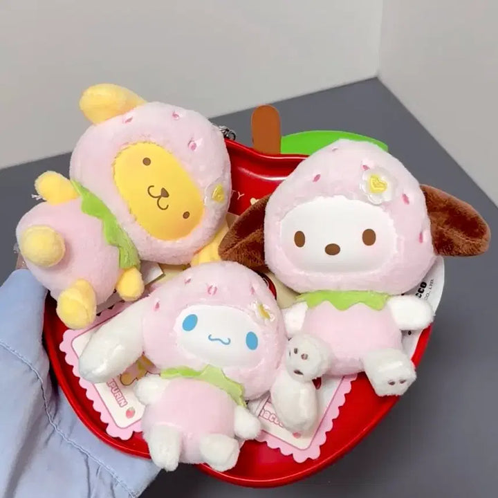 [BUNJANG] TopToy Sanrio Strawberry Keyring (Random) / <예약구매>탑토이 산리오 신상 딸기 키링 랜덤 선택가능