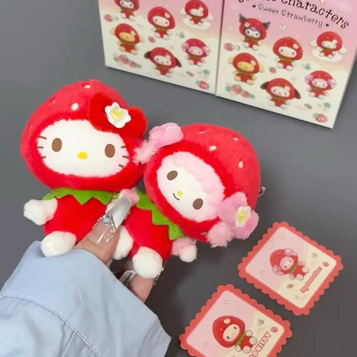 [BUNJANG] TopToy Sanrio Strawberry Keyring (Random) / <예약구매>탑토이 산리오 신상 딸기 키링 랜덤 선택가능