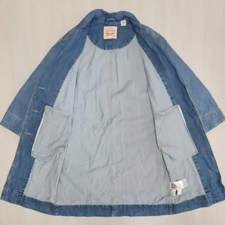 [BUNJANG] Levi's Charlotte Denim Coat Jacket / (S)리바이스 여성 샬롯 데님 코트 자켓 판매합니다