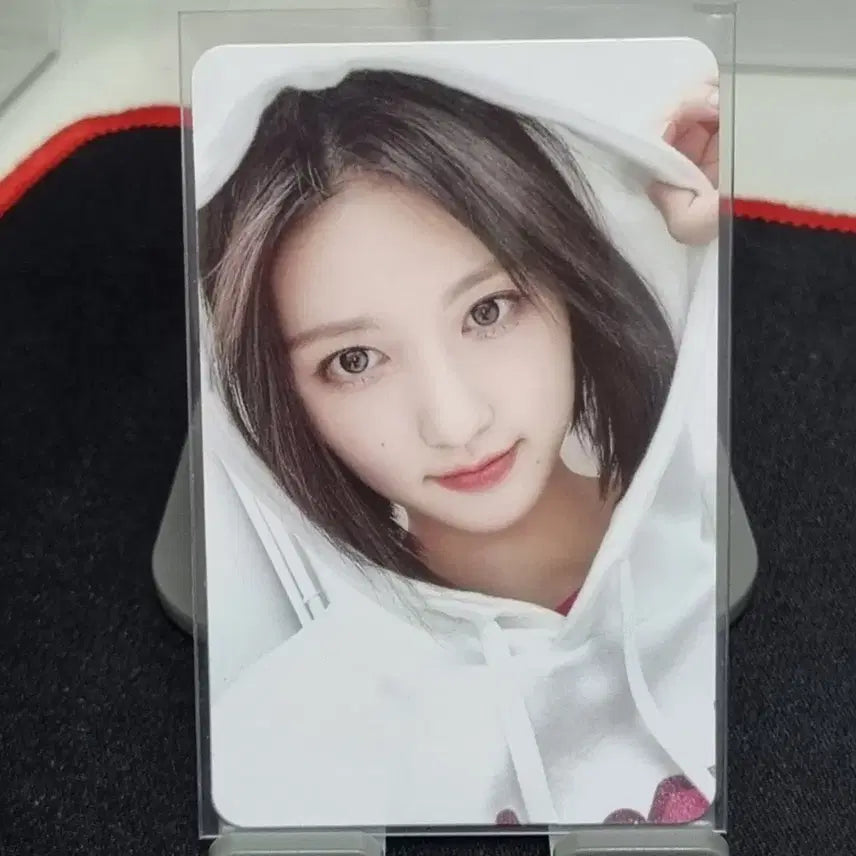 아이브 가을 쇼핑라이브 후드 포카