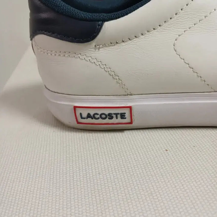 [BUNJANG] Lacoste Powercourt Leather White Sneakers / 라코스테 파워코트 레더 흰색 스니커즈
