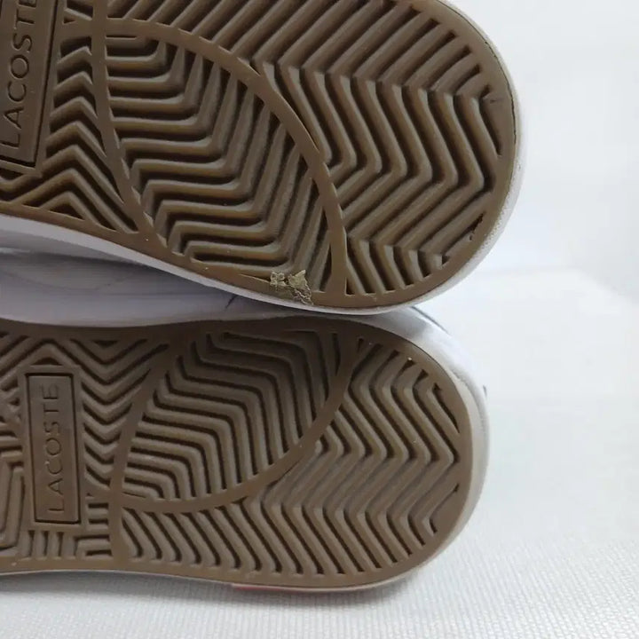 [BUNJANG] Lacoste Powercourt Leather White Sneakers / 라코스테 파워코트 레더 흰색 스니커즈