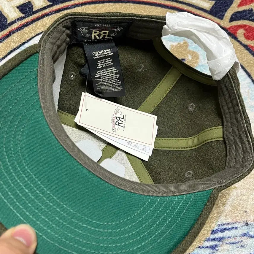 [BUNJANG] RRL Wool Blend Felt Ball Cap / 더블알엘 (RRL) 울 블렌드 펠트 볼캡