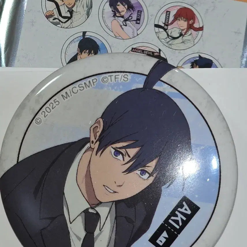 [BUNJANG] Chainsaw Man Aki Trading Floating Can Badge / 체인소맨 아키 트레이딩 부유감 캔뱃지