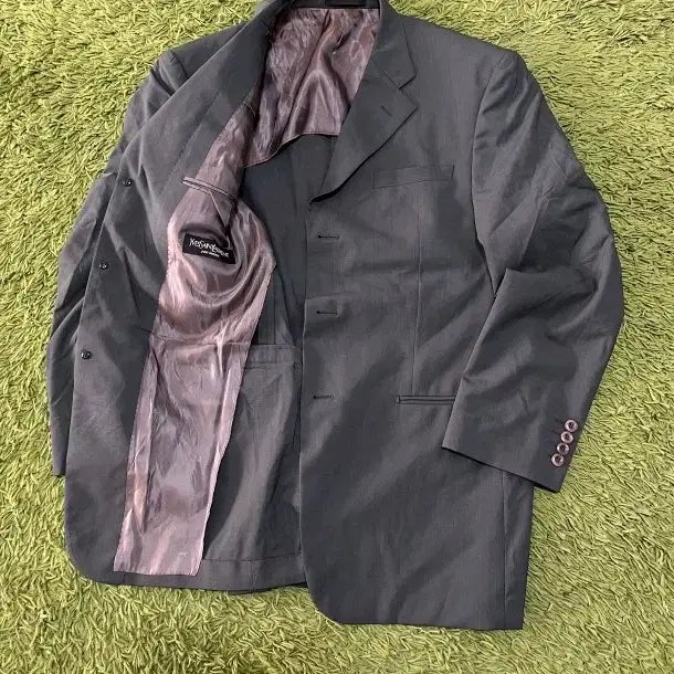[BUNJANG] Yves Saint Laurent Charcoal Gray Blazer Jacket L / 입생로랑 차콜그레이  블래이져 자켓 100/L