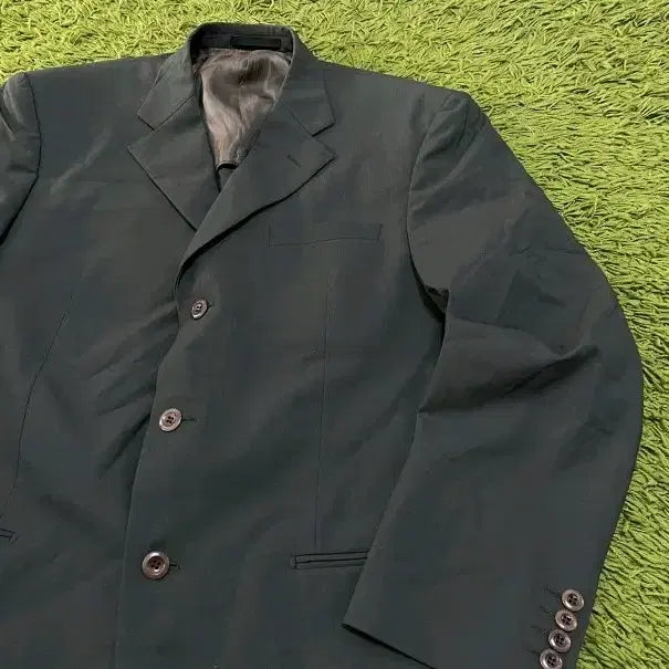 [BUNJANG] Yves Saint Laurent Charcoal Gray Blazer Jacket L / 입생로랑 차콜그레이  블래이져 자켓 100/L