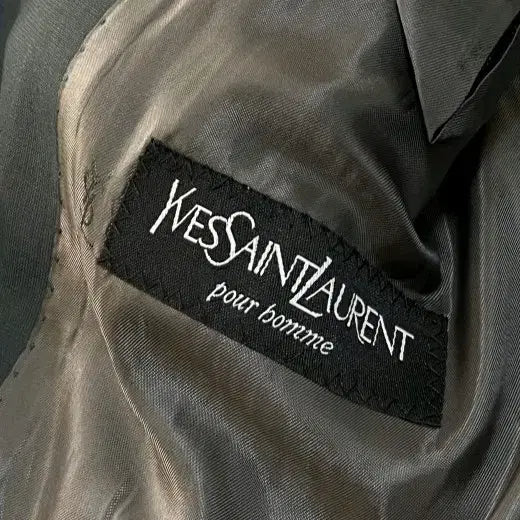 [BUNJANG] Yves Saint Laurent Charcoal Gray Blazer Jacket L / 입생로랑 차콜그레이  블래이져 자켓 100/L
