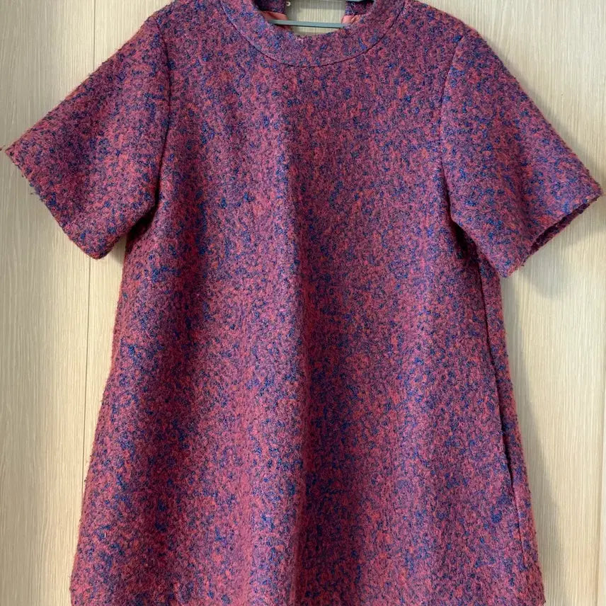 [BUNJANG] Pink Tweed Mini Dress / 핑크 트위드 원피스