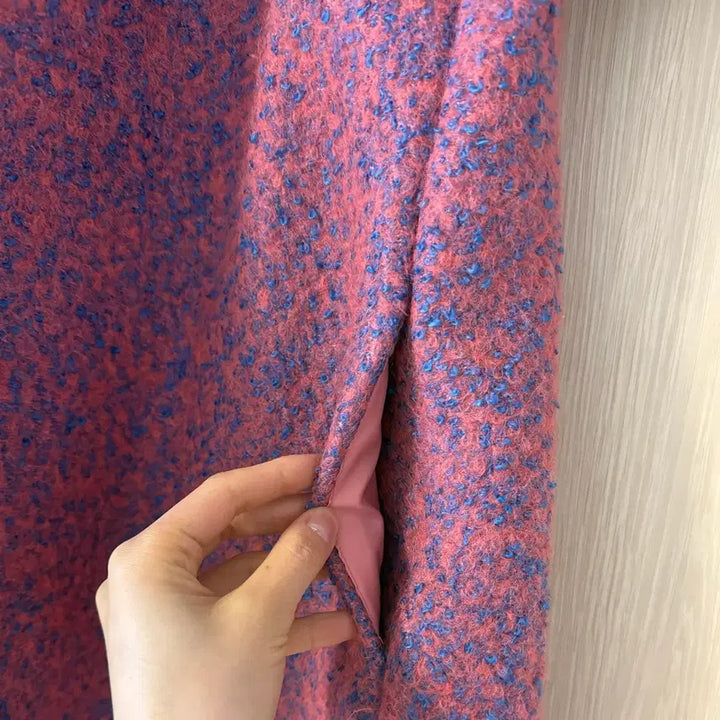 [BUNJANG] Pink Tweed Mini Dress / 핑크 트위드 원피스