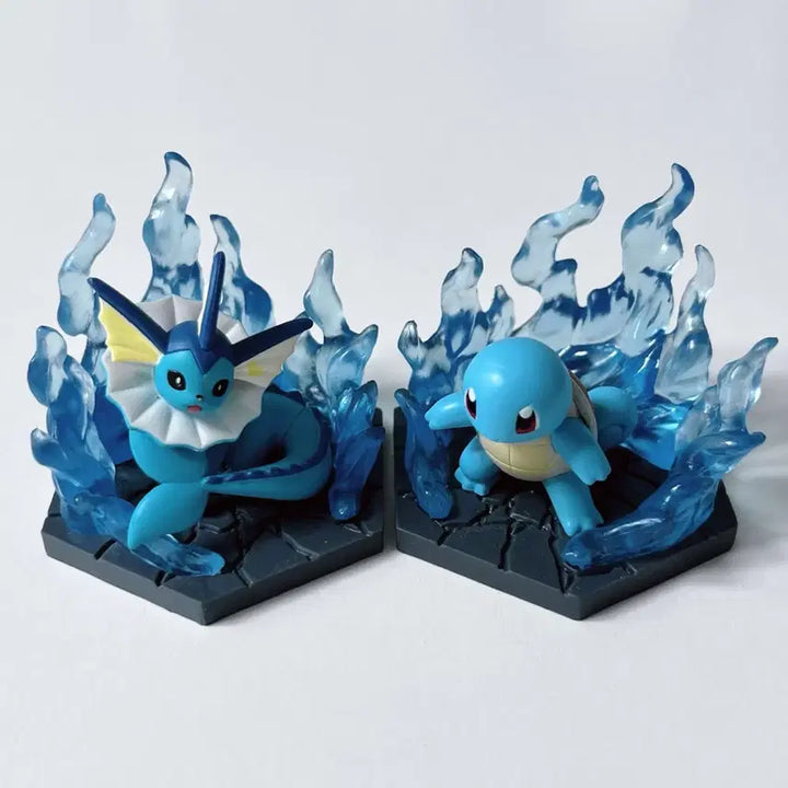 [BUNJANG] Pokemon Diorama Figure - Vaporeon and Squirtle Bundle Set / 포켓몬스터 디오라마 피규어 샤미드, 꼬부기 일괄 양도합니다