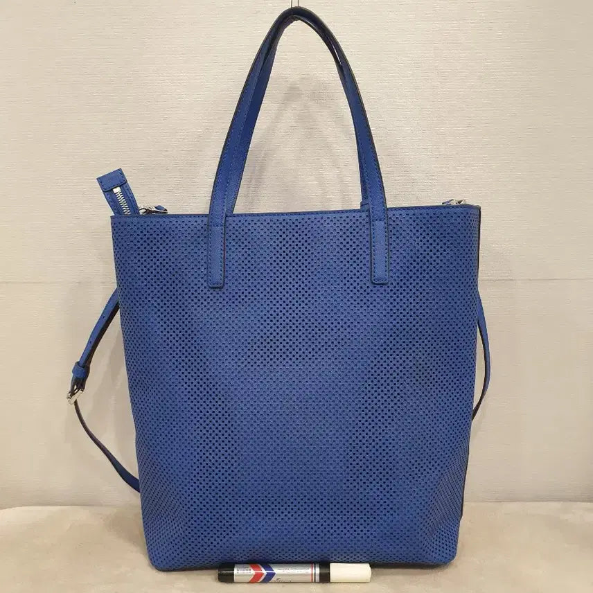 [BUNJANG] Michael Kors Blue Tote Shoulder Crossbody Bag / 마이클코어스 블루 토트백 숄더백 크로스백