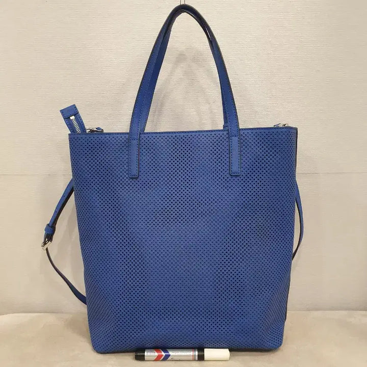 [BUNJANG] Michael Kors Blue Tote Shoulder Crossbody Bag / 마이클코어스 블루 토트백 숄더백 크로스백
