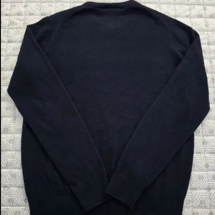 [BUNJANG] Lacoste Men's Wool Knit Navy Sweater / 라코스테 남성 울니트 진네이비 100