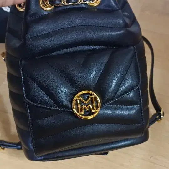 [BUNJANG] Metrocity Leather Quilted Mini Backpack / 메트로시티 소가죽 퀼팅 미니백팩