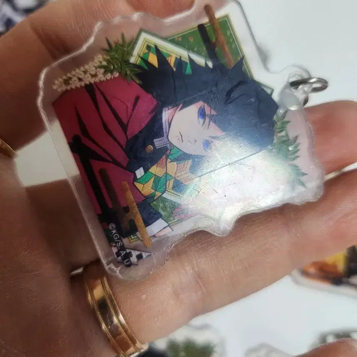 [BUNJANG] Demon Slayer Acrylic Keyring Set / 귀멸의 칼날 캐릭터 아크릴 키링 13종(완제품)