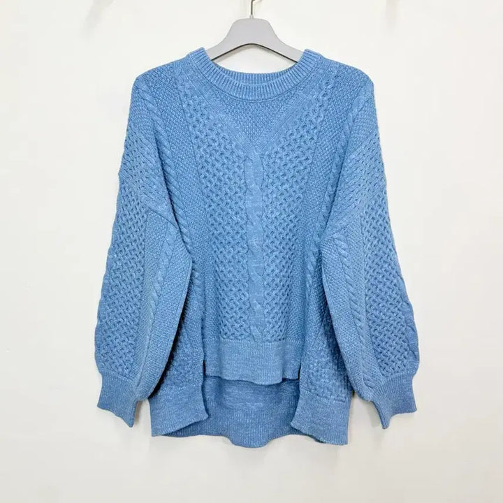 [BUNJANG] Kuo Se Cable Knit Sweater / 쿠오세 케이블 절개 니트