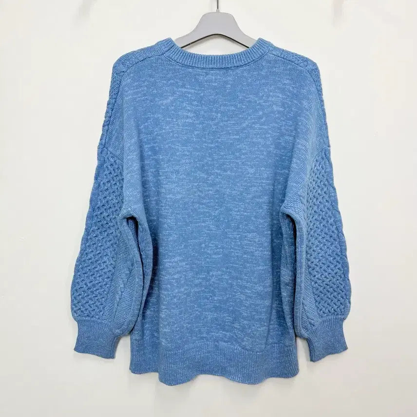 [BUNJANG] Kuo Se Cable Knit Sweater / 쿠오세 케이블 절개 니트