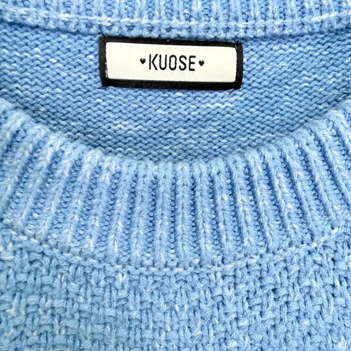 [BUNJANG] Kuo Se Cable Knit Sweater / 쿠오세 케이블 절개 니트